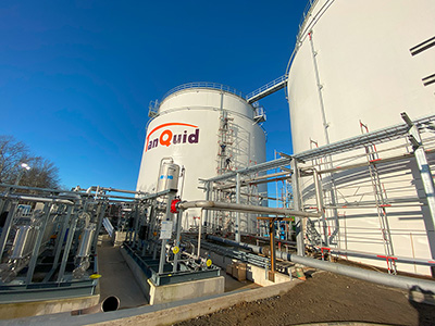 Tanklager-Erweiterung bzgl. Errichtung von 2 Stk. Lagertanks für OK und DK (jeweils 8.000 m³) ,  Errichtung einer KWG-Entladung für OK+ DK, Errichtung einer Dämpfe-Rückgewinnungs-Anlage sowie Erweiterung von Tankkraftwagen-Verladestationen an TanQuid‘s Standort Seelze/Hannover